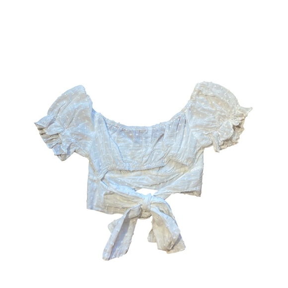 Pink, Tan, White and Neon green/yellow crop tops - Picture 9 of 14